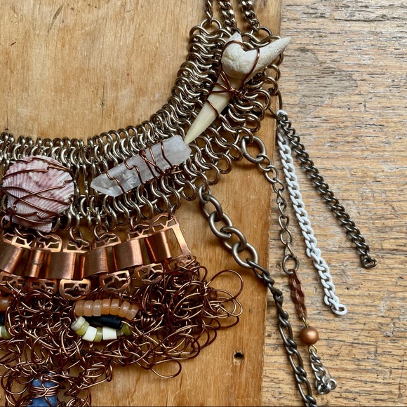 Handmade Large Statement Necklace - Picture 7 of 11